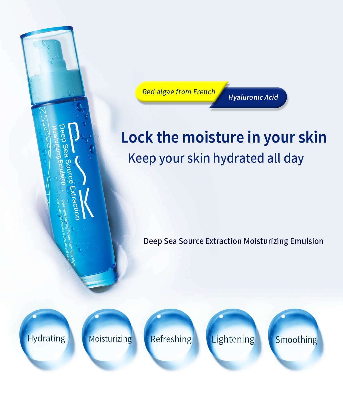 PSK Deep Sea Source Extraction Moisturizing Emulsion (80ml)