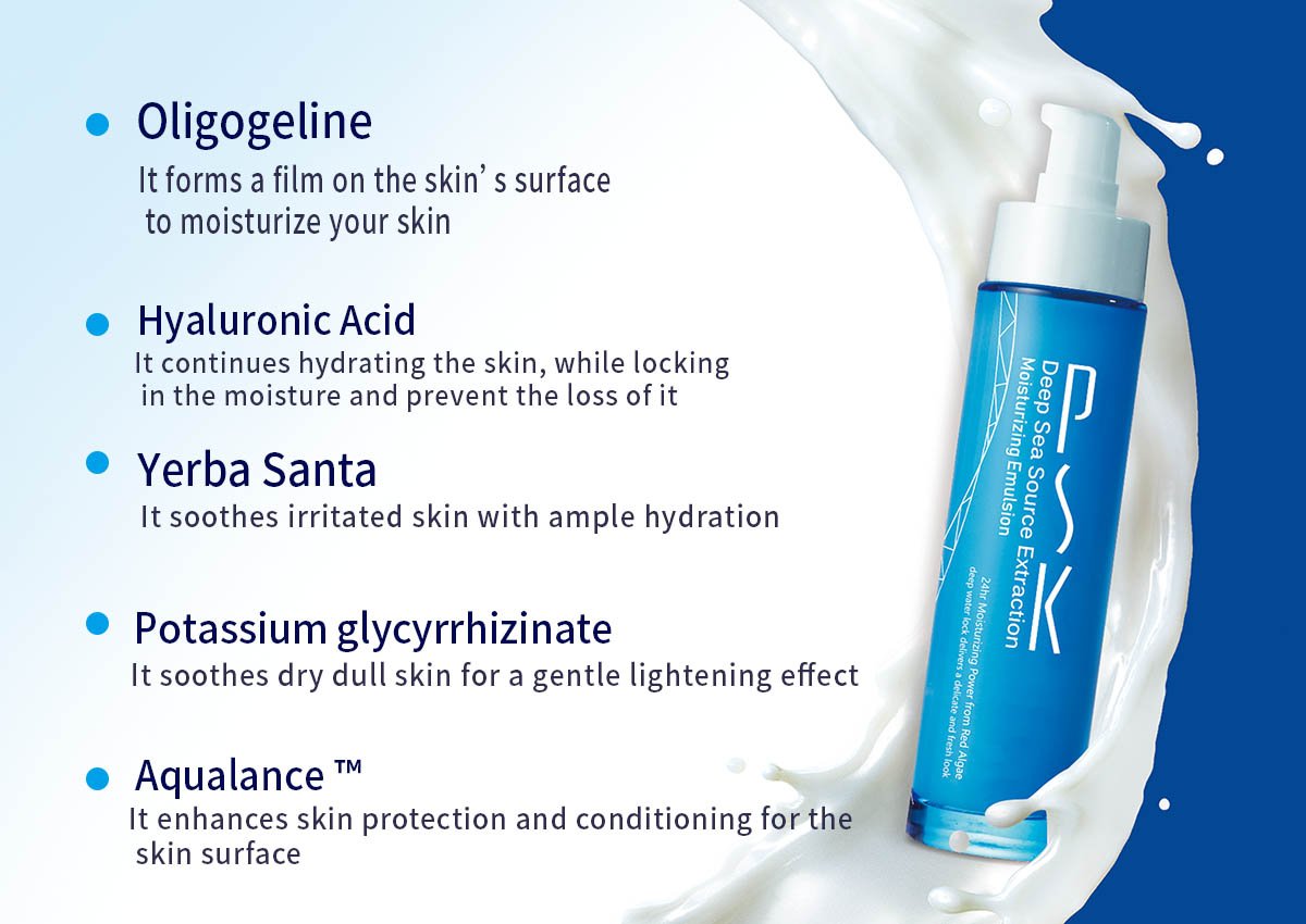 PSK Deep Sea Source Extraction Moisturizing Emulsion (80ml) - Image 6