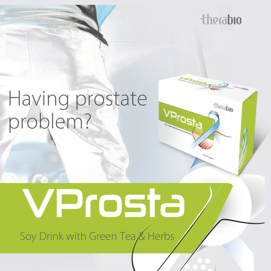 Therabio VProsta - Soy Drink with Green Tea & Herbs (30sachets x 6g)