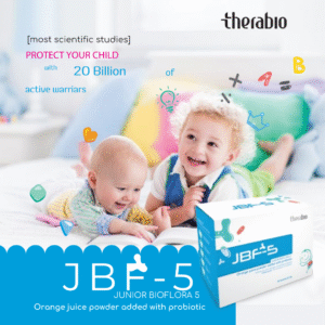 Therabio JBF-5 - 20 Billion CFU Probiotic Prebiotic Halal Supplement for  Kids  (30 Sachets/Box)