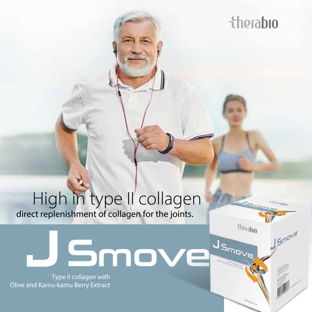 Therabio JSmove - Type II Collagen Joint Repair Supplement (Lutut, Sendi) (30 Sachets/Box)