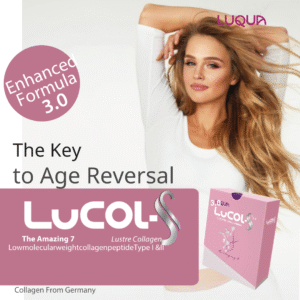 Therabio LuCOL-S 3.0 - The Amazing 7 Lustre Collagen Low Molecular  Weight Collagen Peptide Type I & II - (20sachets x 10g)