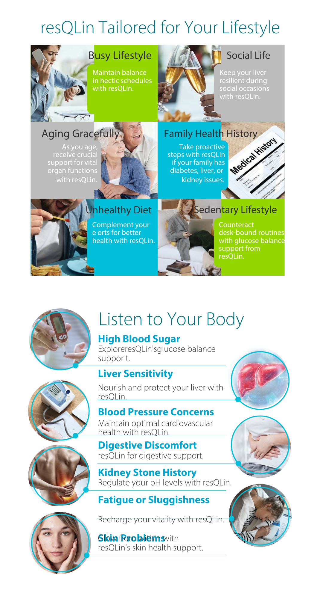 Therabio resQLin - Liver Cleanse, Detox & Repair Supplement (Penjagaan Hati) (30 Sachets/Box) - Image 3