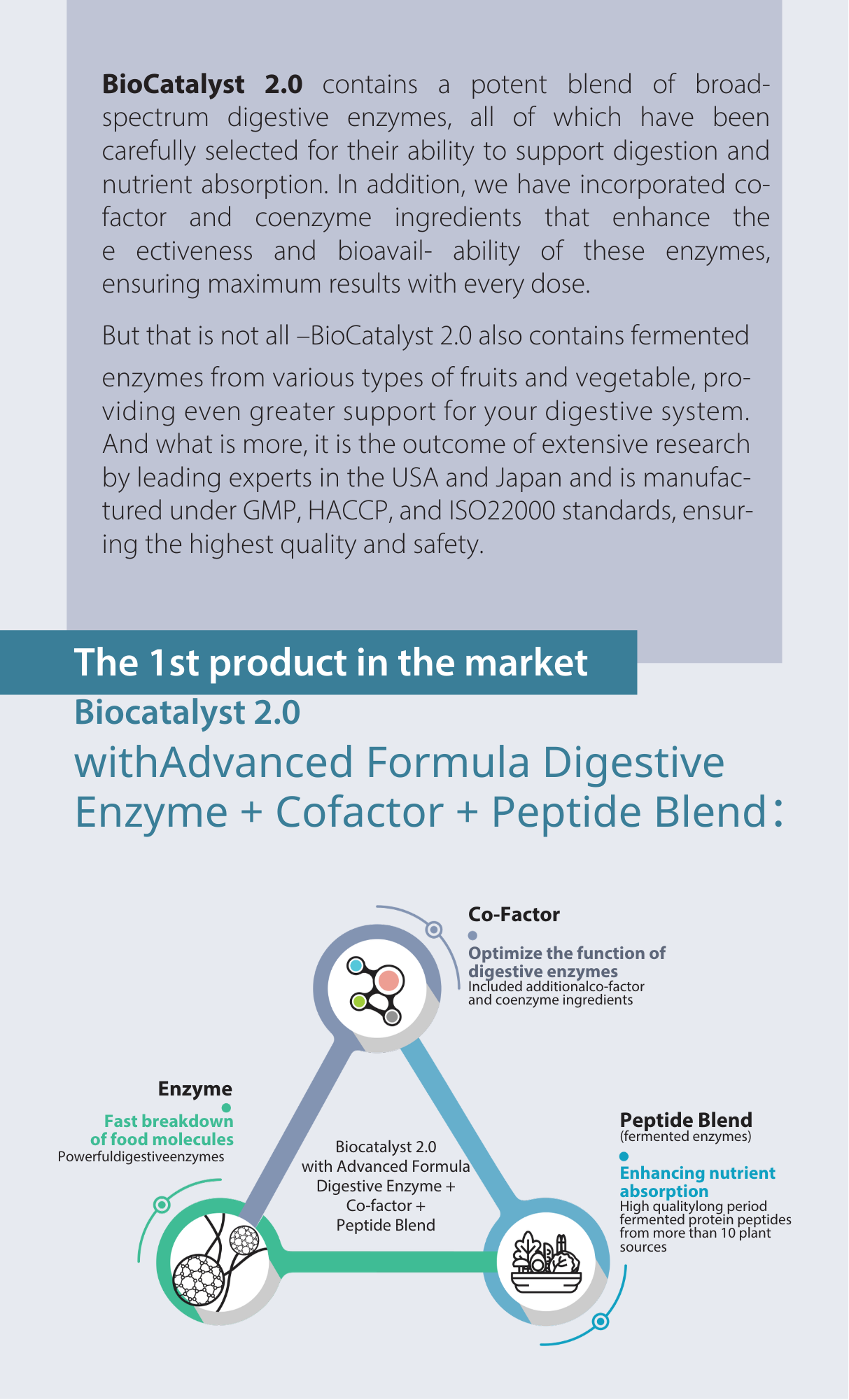 Therabio BioCatalyst+ 2.0 - Fruits and Vegetable Powder Mix (30sachets x 2.2g) - Image 3