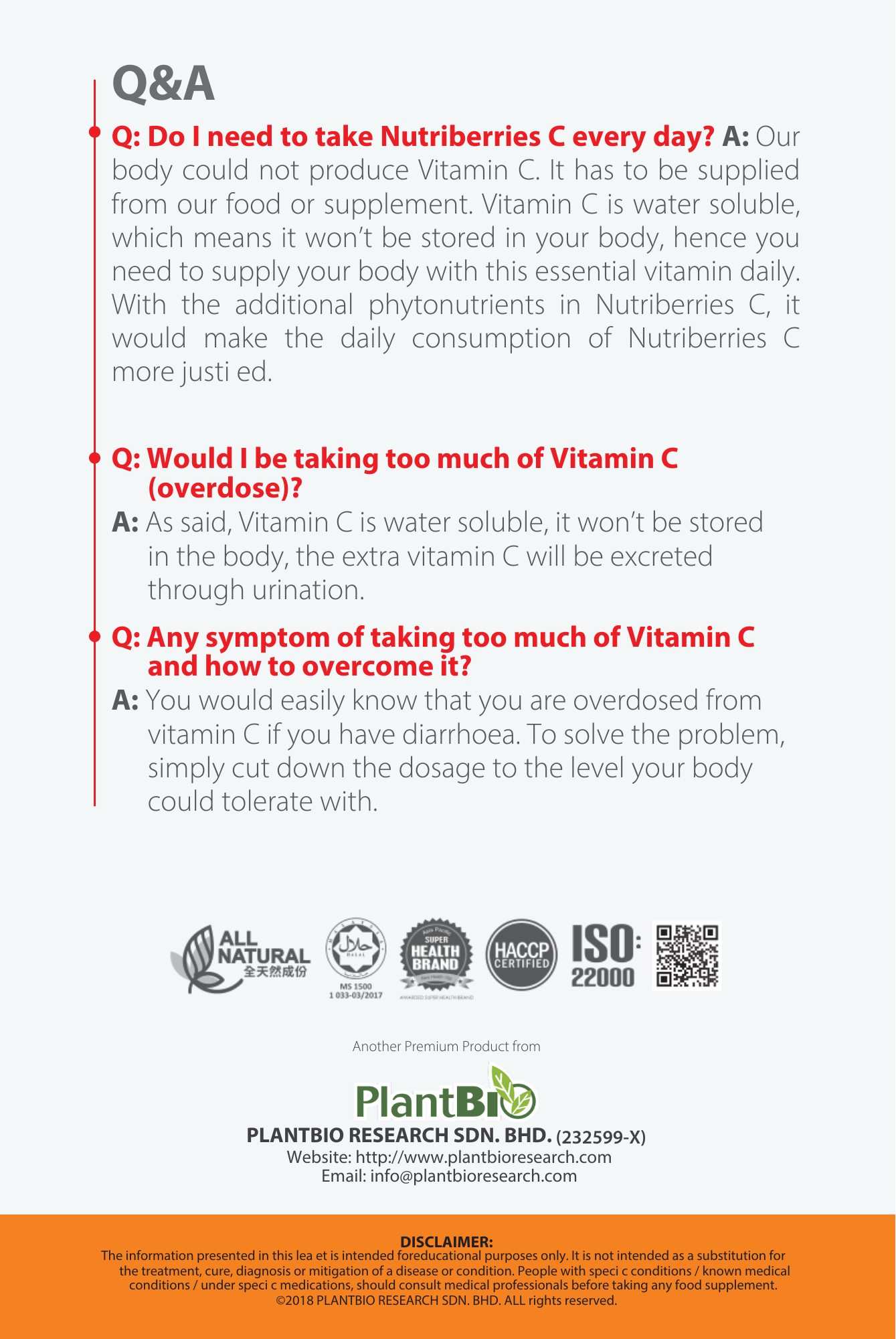 Therabio NutriBerries C - Natural Berries Vitamin C Immune Booster Supplement (30 Sachets/Box) - Image 5