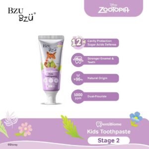 BZU BZU Kids DentiBiome Toothpaste Grape Stage 2 - 50g, Gentle & Natural